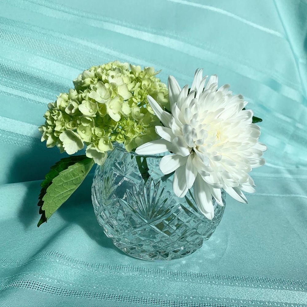 Small crystal vase
